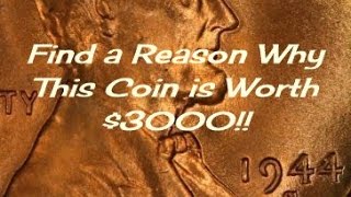 The Mint Made Millions of 1944 Lincoln Cents - So Why Does This Coin Sell For Over $3000??
