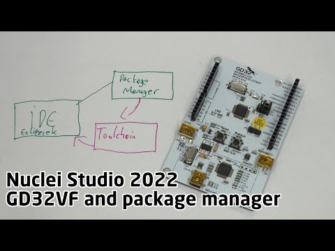 GigaDevice RISC-V and Nuclei Studio 2022 - getting started with package management