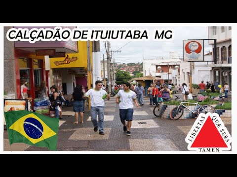 Passeio  a pé no Centro de Ituiutaba MG no Pontal do Triangulo Mineiro