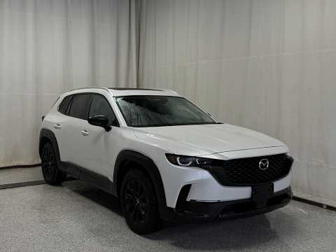 2025 Mazda CX-50 GS-L AWD in White for sale at Park Mazda in Sherwood Park, AB