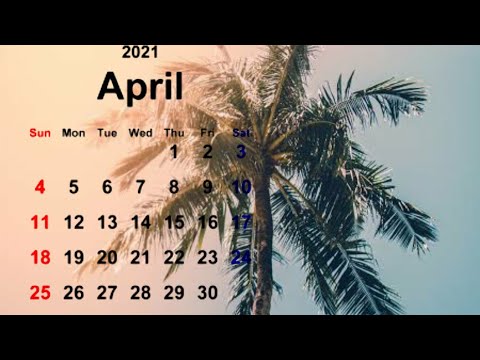 April 2021 Calendar || edit in kinemaster tuturial || Melz Ph