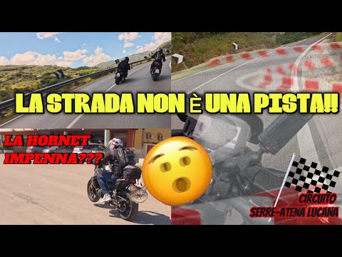 La HORNET impenna? La strada NON è una pista @Serre-AtenaLucana