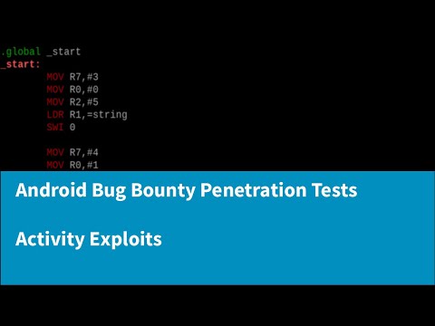 A Complete Guide to Android Bug Bounty Penetration Testing - Activity Exploits