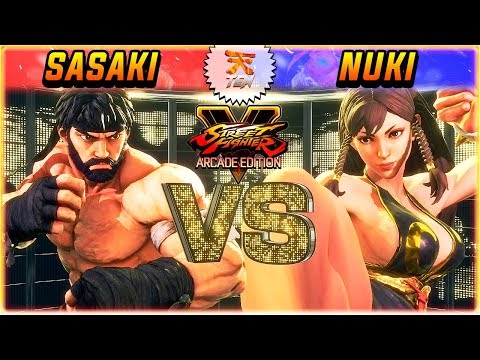 SFV AE ✪ SASAKI (Ryu) vs NUKI (Chun li) | Ranked Match ✪ SF5 TenSFV