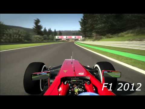 Spa Onboard Lap | Codemasters  F1 2010 vs F1 2011 vs F1 2012 vs F1 2013 vs F1 2014