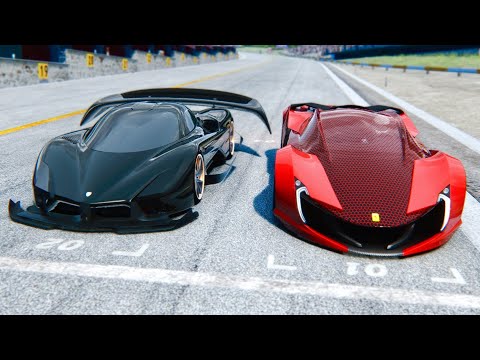 SSC Tuatara GTR Concept vs Ferrari Impronta at Drag Race 20 KM