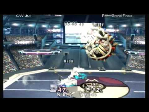 CW Jul'17 - PM Singles Grand Finals - Nido (ROB, Ness) Vs Splice (Falco, Sheik, Bowser)