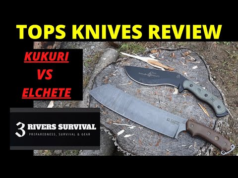 TOPS KNIVES Buschcrafter KUKURI vs ELCHETE - Which One is the Best?