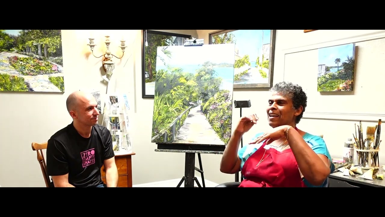 Zero Empty Spaces Podcast Episode #30 With Palm Beach Gardens Resident Artist Lupe Lawrence