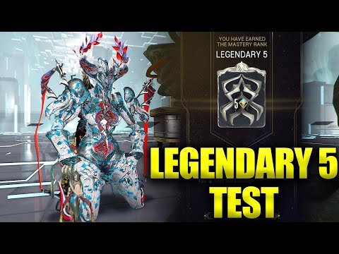 Warframe Mastery Rank Legendary 5 Test! Easiest One Yet