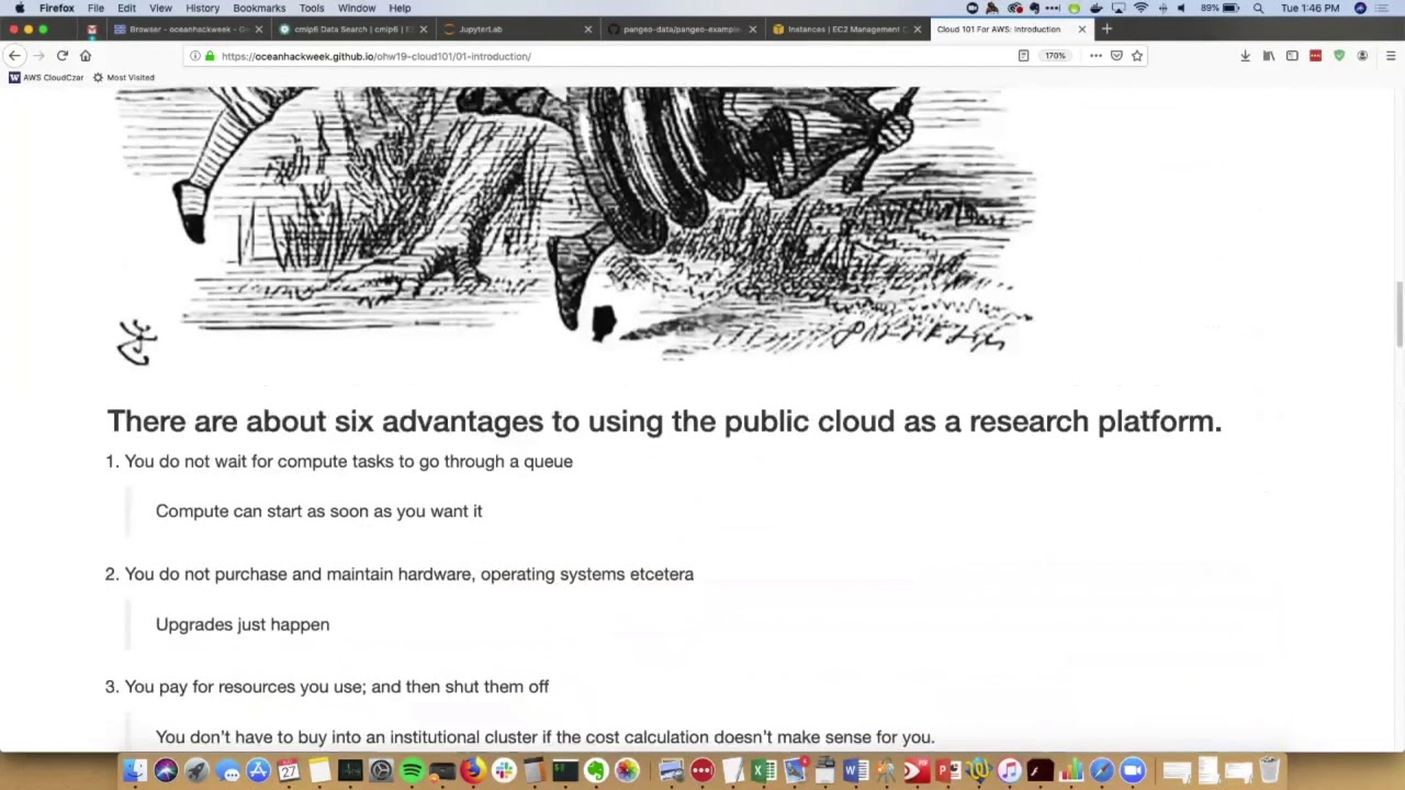 Oceanhackweek 2019: Amanda Tan - Cloud Computing 101