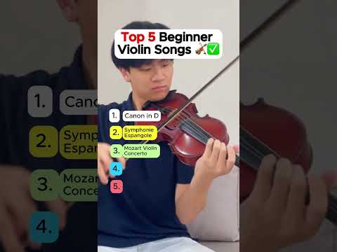 5 EASIEST Violin Pieces you should learn