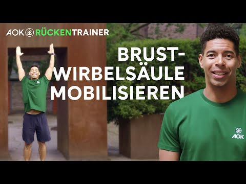 Mobilisation der Brustwirbelsäule: Übungen für mehr Beweglichkeit | AOK-Rückentrainer - Episode 7