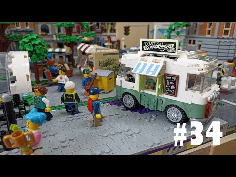 Cooler Schildkröten Bus und viele neue Minifiguren Szenen - Bau meiner Lego Stadt Teil 34