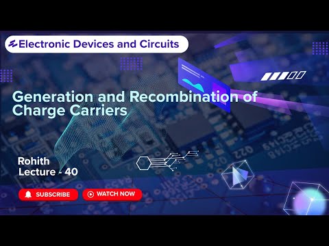 40 Generation and Recombination of Charge Carriers | Semiconductor Physics Explained