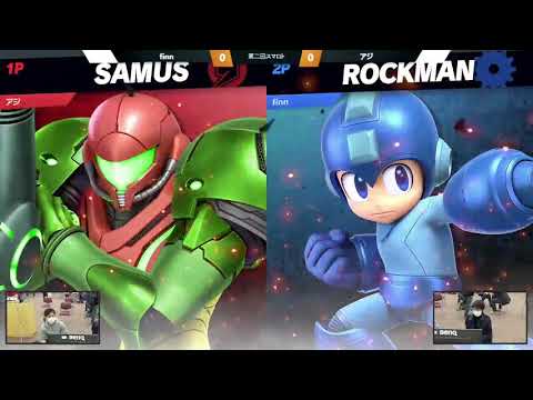 第2回スマロトSP finn(ロックマン) VS アジ(サムス) 勝者側1回戦 -スマブラSP大阪大会