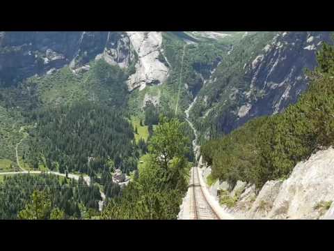 Gelmerbahn. Die steilste Standseilbahn Europas.
