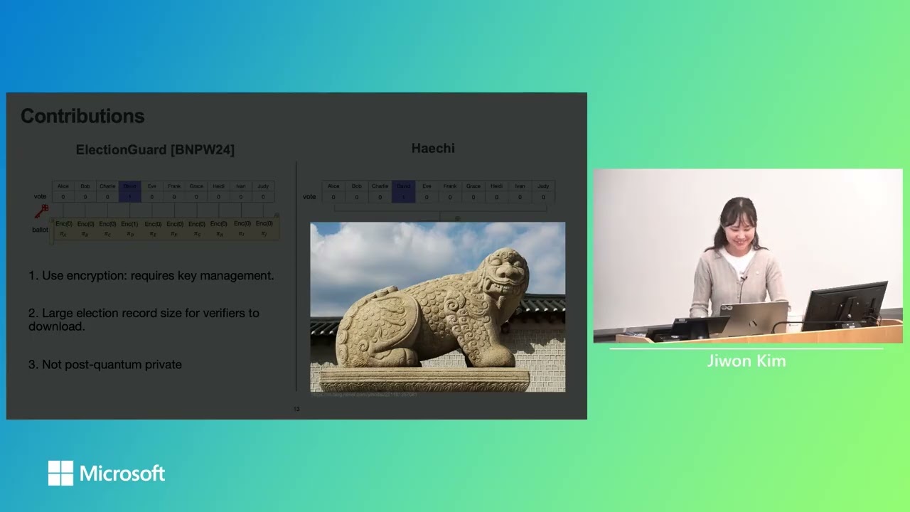 Haechi: Simple Commitment-based Keyless In-person Verifiable Elections