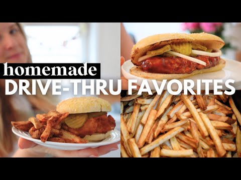 Scratch-Made Fast Food Copycat Recipes | 4 HOMEMADE FAST FOOD FAVORITES MADE AT HOME
