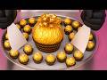 Ferrero Rocher Ice Cream Rolls ASMR