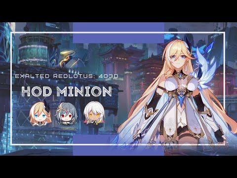 Honkai Impact 3: Exalted RL HoD Minion (403D) 880 pts - PE HoS SnS Dudu Elf 2*