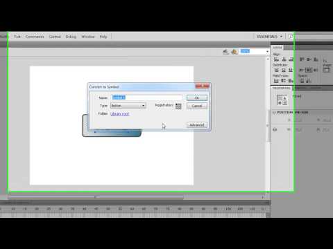 Adobe Flash Tutorial Basic Button Actionscript 2 3