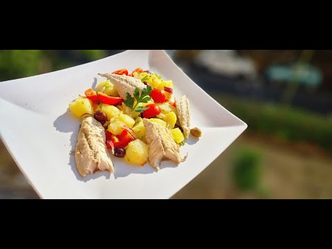 Insalata estiva con sgombro