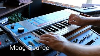 Video thumbnail for Erik Deutsch demos his MOOG SOURCE synthesizer by Erik Deutsch