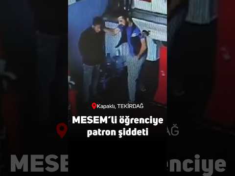 Tekirdağ'da MESEM öğrencisine şiddet: 14 yaşındaki çocuk oto tamirhanesinde tekme tokat darbedildi