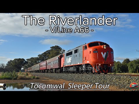 V/Line A Class Dash to the Border | 707 Operations - The Riverlander Sleeper to Tocumwal | A66