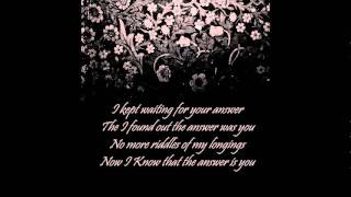 xandria-answer with lyrics