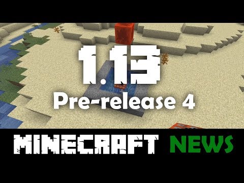 What's New in Minecraft Java Edition 1.13 Pre-release 4?