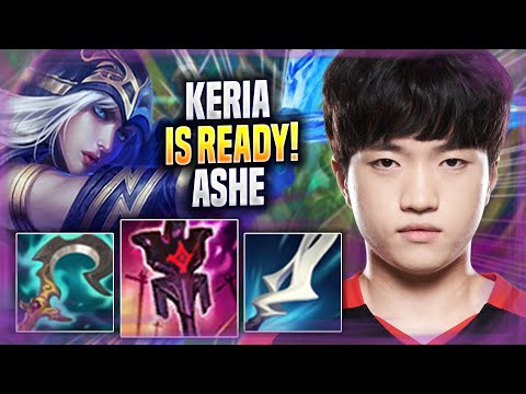 KERIA IS READY TO PLAY ASHE! - T1 Keria Playa Ashe SUPPORT vs Jarvan! | Season 2022