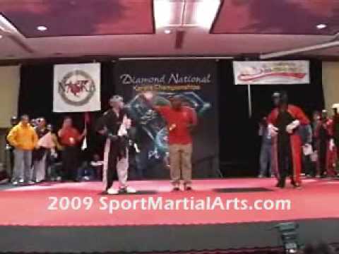Hamed Firouzi v Sheldon Wray - Men's team sparring - 2009 Diamond Nationals