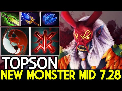 TOPSON [Grimstroke] New Monster Mid with First item Ethereal Blade Dota 2