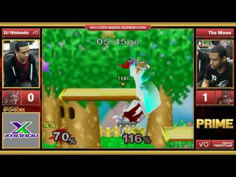 Prime - DJ Nintendo (Fox) Vs. The Moon (Marth) SSBM Winners Finals - Smash Melee