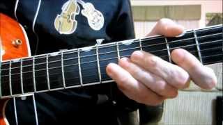 How to play a Brian Setzer style chord melody and solo..