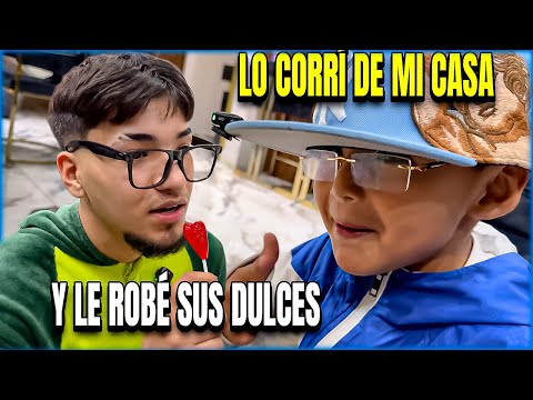 I STOLE all the candy from my cousin and KICKED him out of the house!