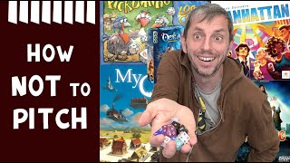 How NOT to pitch... don't be this guy *Board game design* *Product design*