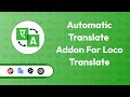 Automatic Translate Addon For Loco Translate