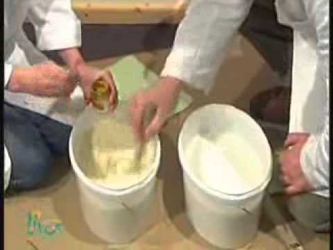 Livos 16 Lasurtechnik auf feinkörnigen mineralischen Untergr