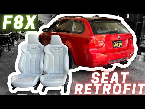 Retrofitting F80 F82 Seats In my E91 M3! Also Works On (E90,E92,E93,328i,335i,M3)