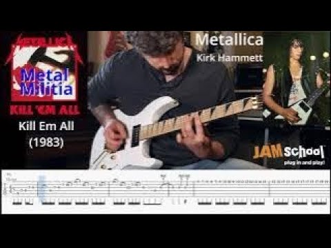 Metallica Metal Militia Kirk Hammett Guitar Solo (With TAB)