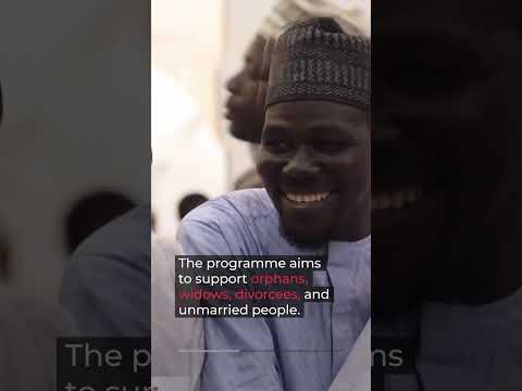 Nigeria mass weddings ease financial burden for couples | AJ #shorts