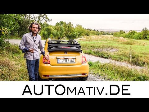 2016 Fiat 500C Cabriolet (1.2l, 69 PS) im Test - Review