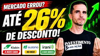 MUDANÇA FORTE! Revelado qual é a ação mais barata para comprar - KLBN4, RANI3 OU SUZB3?