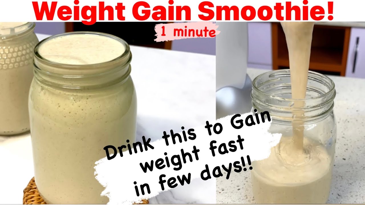 How to gain weight Fast in few days | Weight gain Recipe| Result guaranteed!