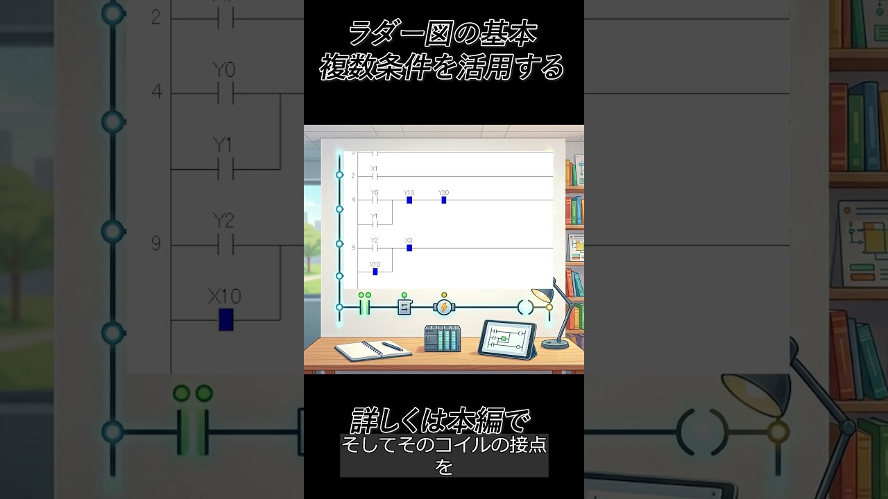 【入門】複数条件を活用する#PLC #シーケンサー #シーケンス制御 #初心者 #入門