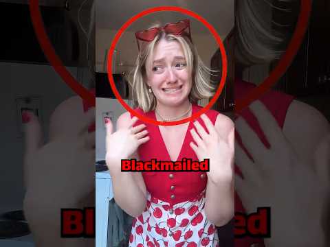 She got Blackmailed and she does this 😱🤯