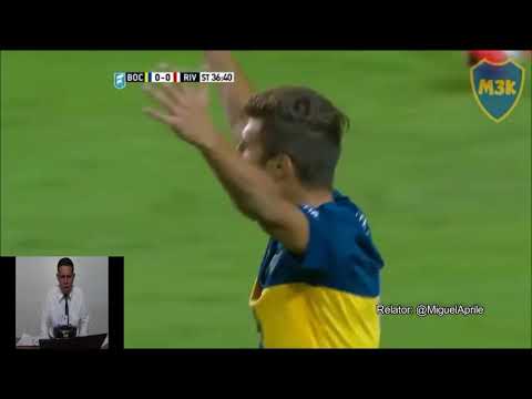 Boca 2-0 River (Narración: Miguel Aprile) | Versión Extendida